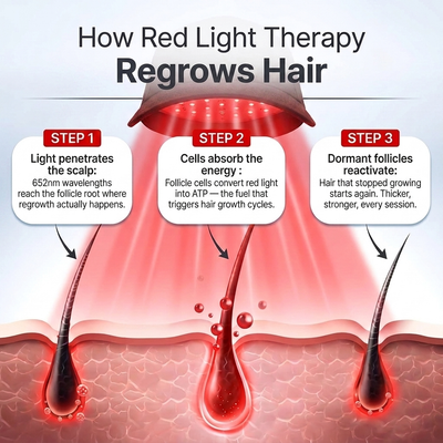 Red Light Therapy Cap for Hair Regrowth Treatments