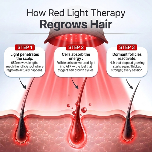 Red Light Therapy Cap for Hair Regrowth Treatments