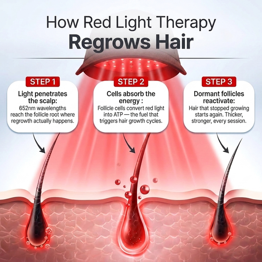 Red Light Therapy Cap for Hair Regrowth Treatments