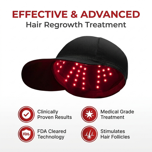 Red Light Therapy Cap for Hair Regrowth Treatments